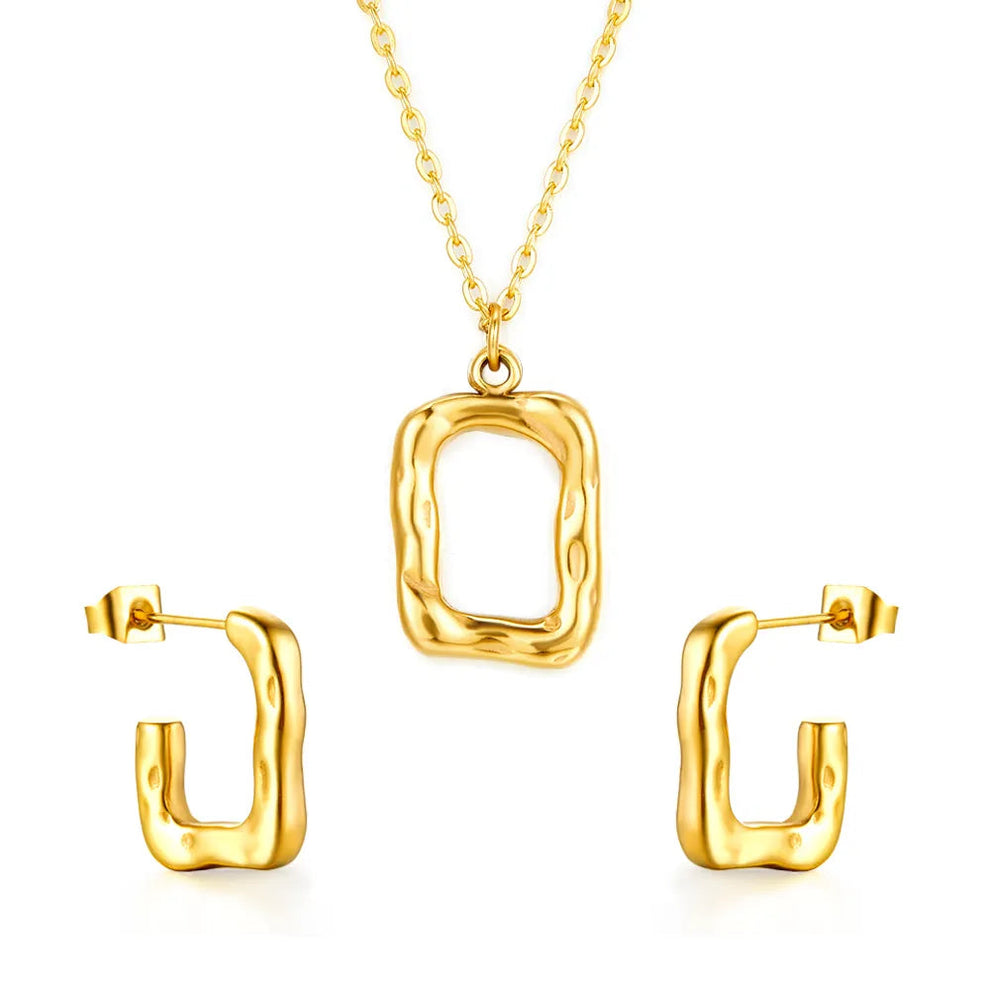 Conjunto colla y pantalla cuadrado