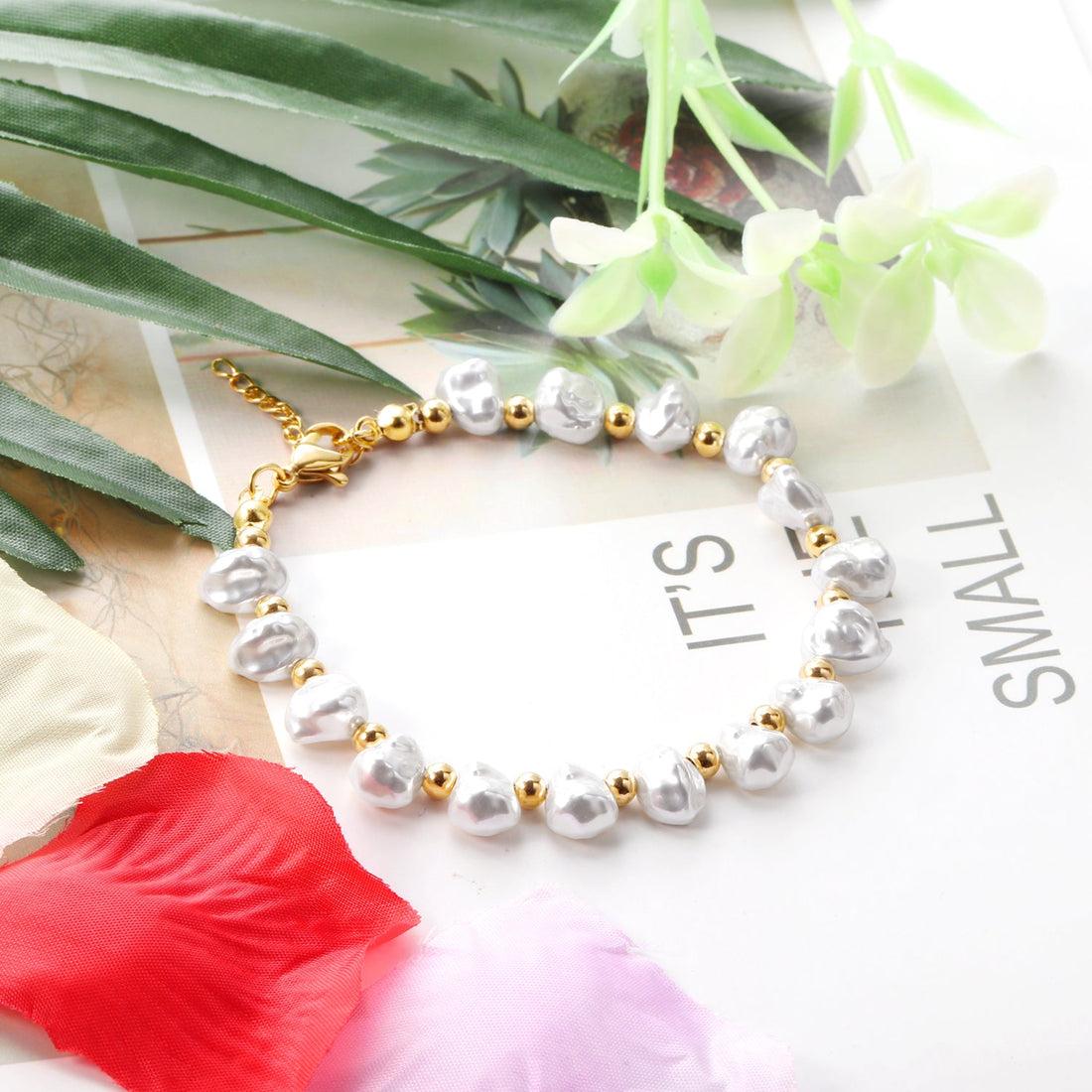 Pulsera piedra perla