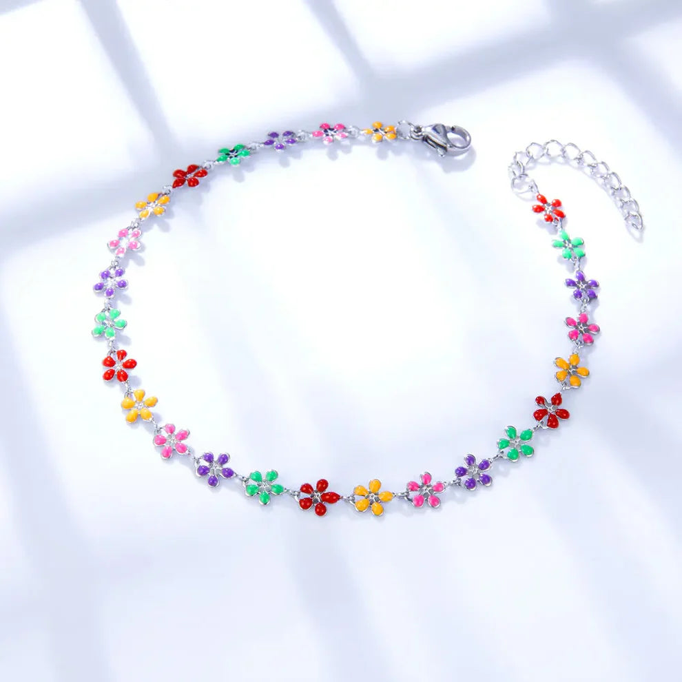 Pulsera Flores de Colores