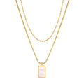 ✨ Collar Elegante con Colgante – Stainless Steel Baño Oro 18K ✨