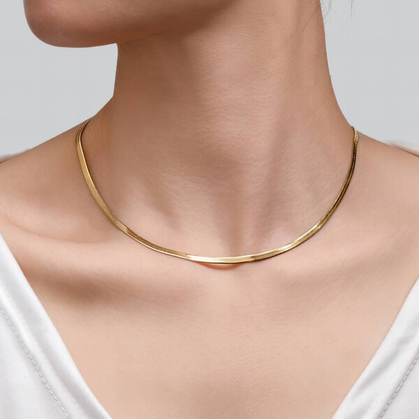 ✨ Cadena Elegante Stainless Steel con Baño en Oro 18K ✨