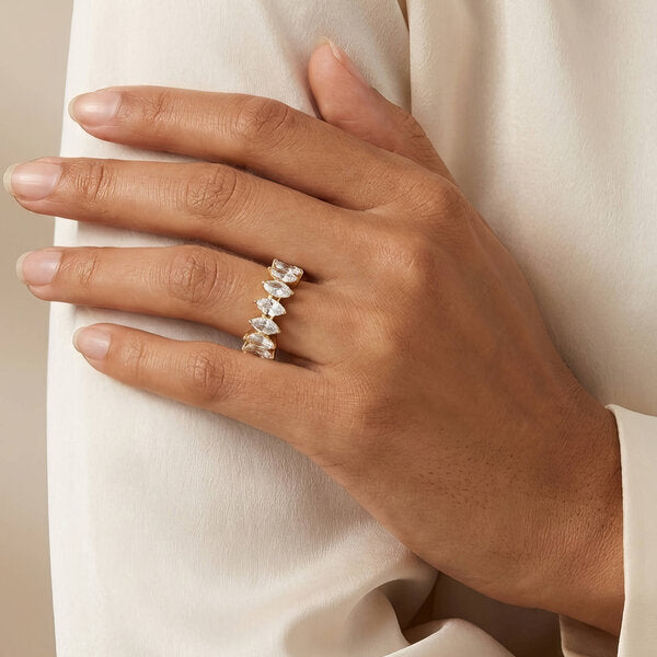 ✨ Sortija Elegante de Acero Inoxidable 18k ✨
