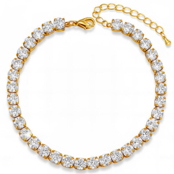 ✨ Pulsera de Diamantes Celestiales en Stainless Steel bañada en Oro 18K ✨